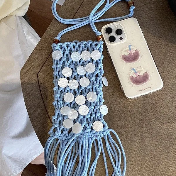 Bohemian Makramee Mini Tasche