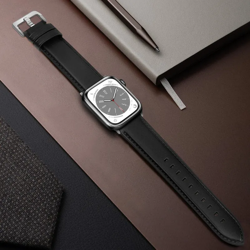 Super Stylisch Apple Smartwatch Echtes Leder Universell Armband
