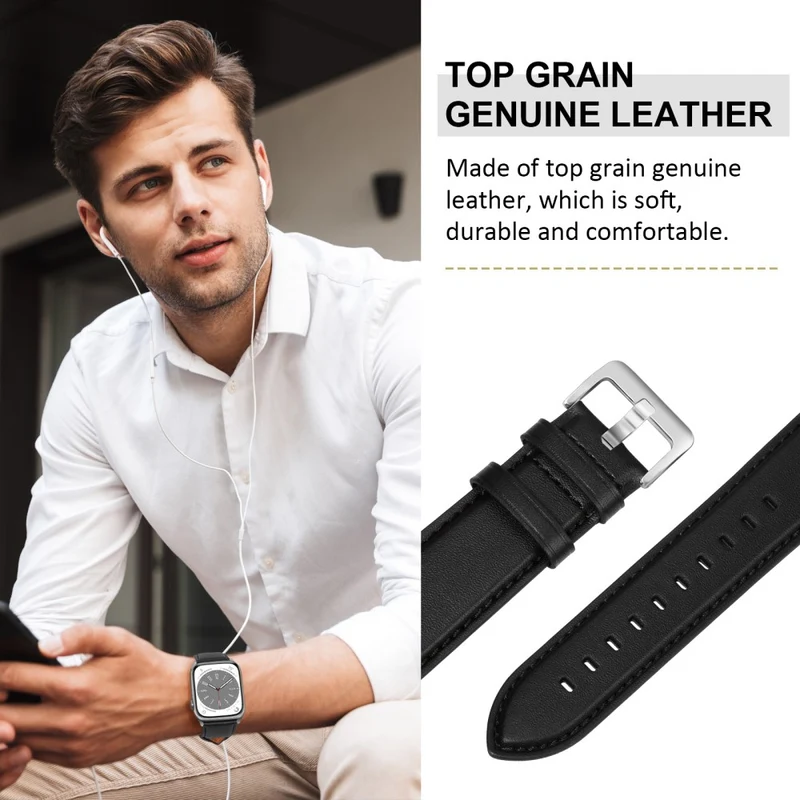 Super Stylisch Apple Smartwatch Echtes Leder Universell Armband