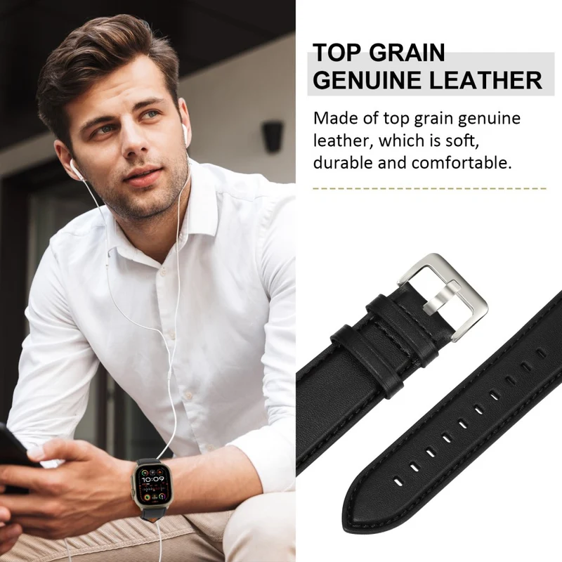 Super Stylisch Apple Smartwatch Echtes Leder Universell Armband