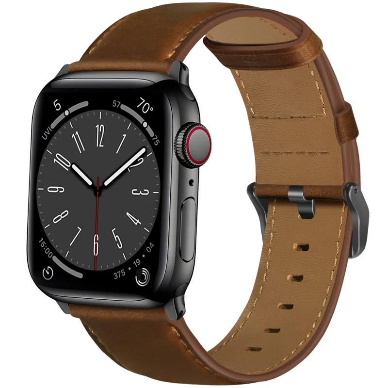 Super Stylisch Apple Smartwatch Echtes Leder Universell Armband