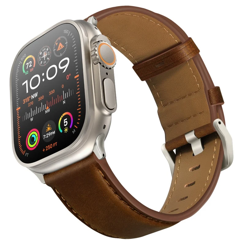 Super Stylisch Apple Smartwatch Echtes Leder Universell Armband