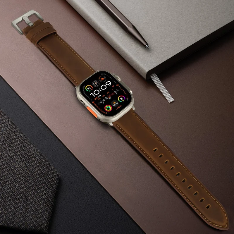 Super Stylisch Apple Smartwatch Echtes Leder Universell Armband