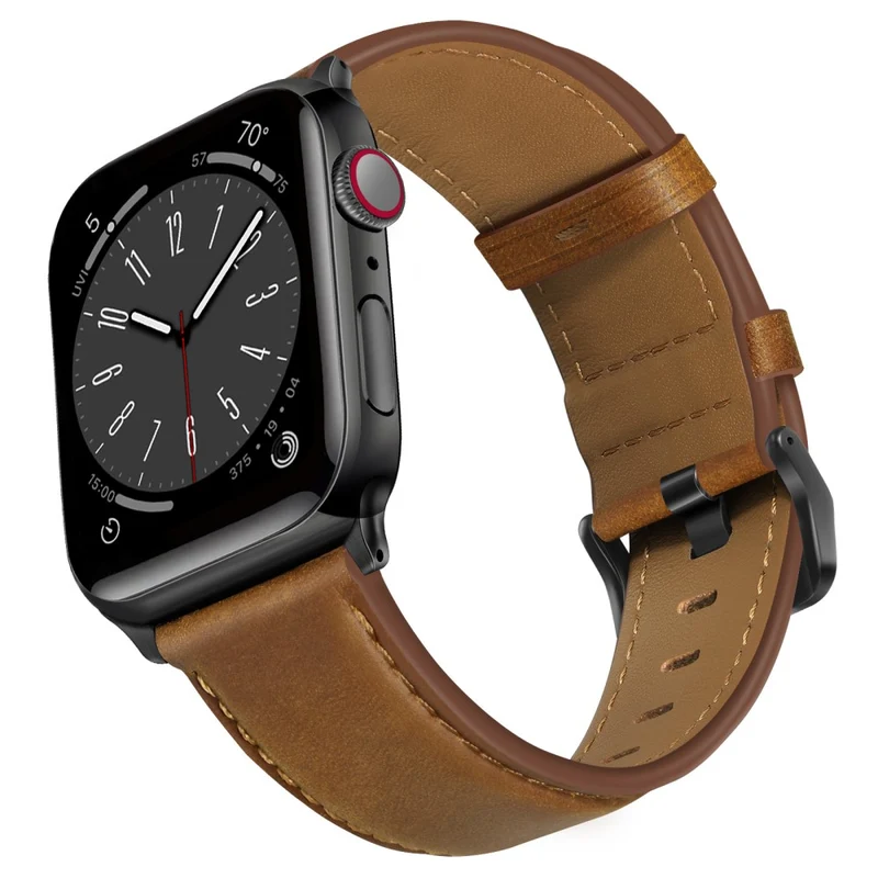 Super Stylisch Apple Smartwatch Echtes Leder Universell Armband