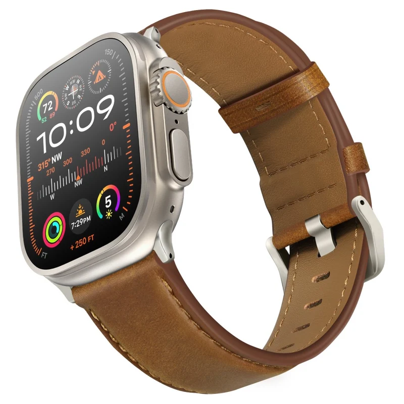 Super Stylisch Apple Smartwatch Echtes Leder Universell Armband