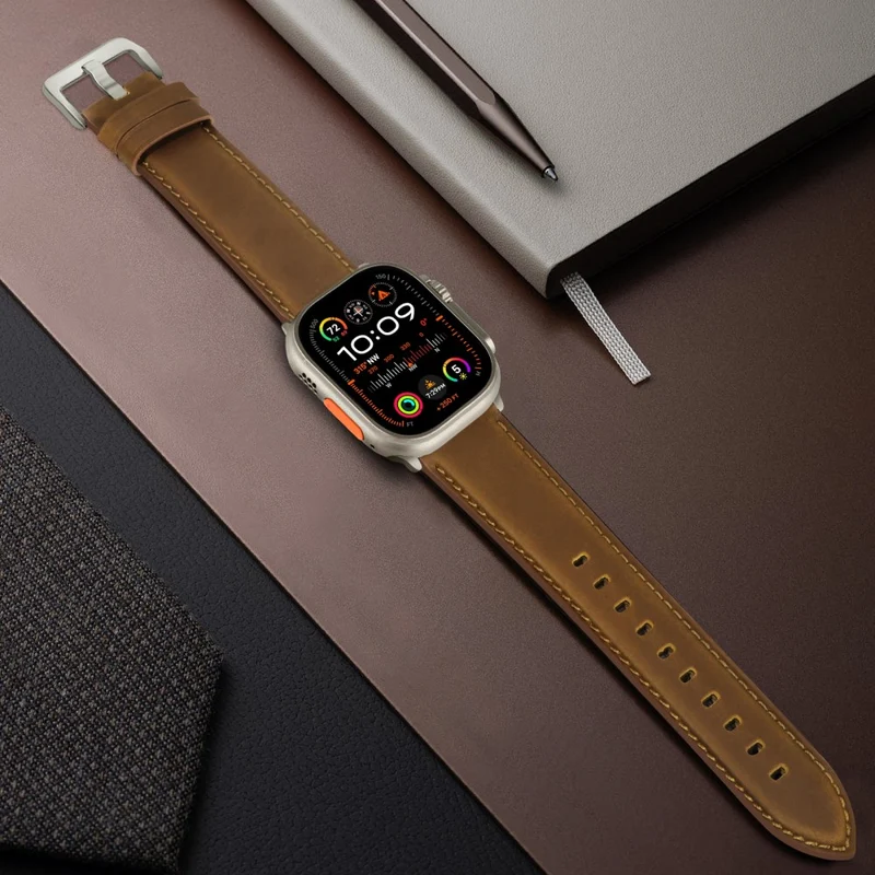 Super Stylisch Apple Smartwatch Echtes Leder Universell Armband