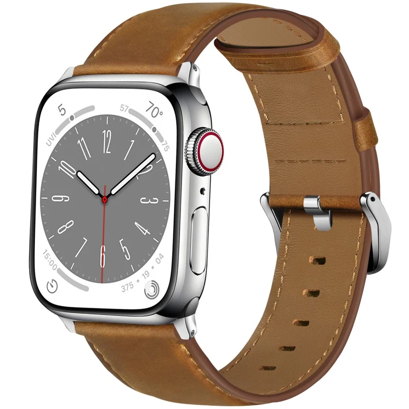 Super Stylisch Apple Smartwatch Echtes Leder Universell Armband