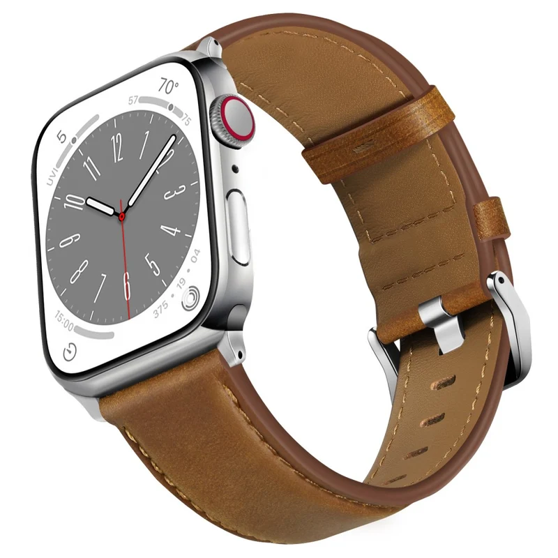 Super Stylisch Apple Smartwatch Echtes Leder Universell Armband