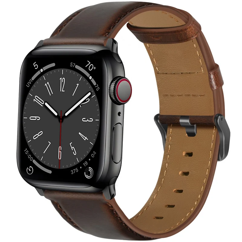 Super Stylisch Apple Smartwatch Echtes Leder Universell Armband