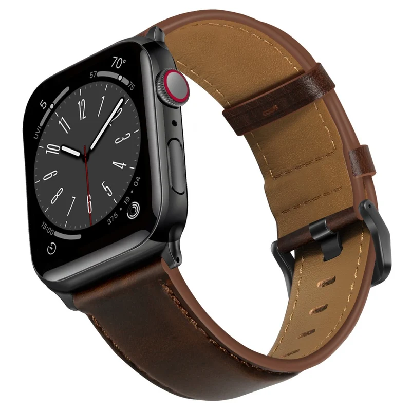Super Stylisch Apple Smartwatch Echtes Leder Universell Armband