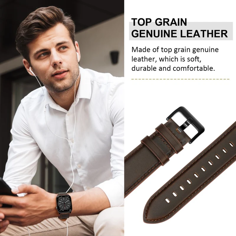Super Stylisch Apple Smartwatch Echtes Leder Universell Armband