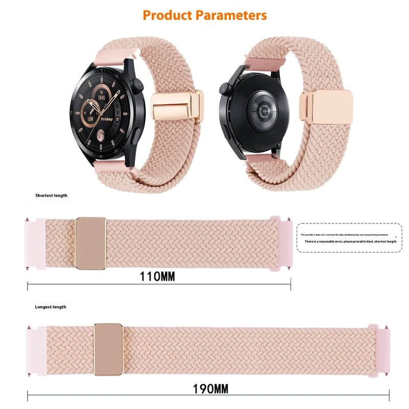 Auffallend Stilvoll 22mm Nylon Armband