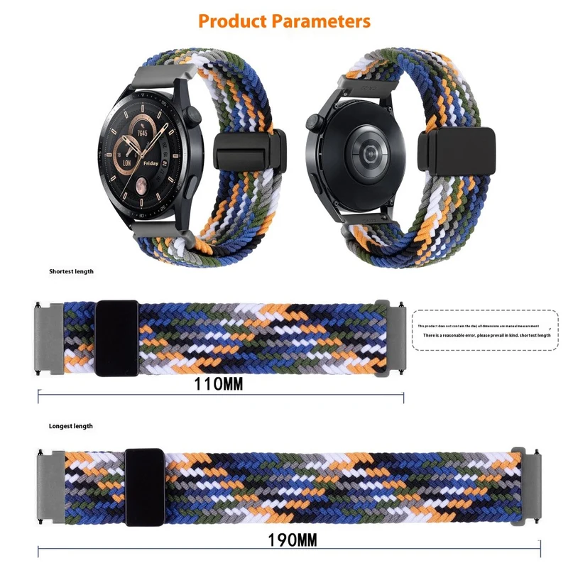 Auffallend Stilvoll 22mm Nylon Armband