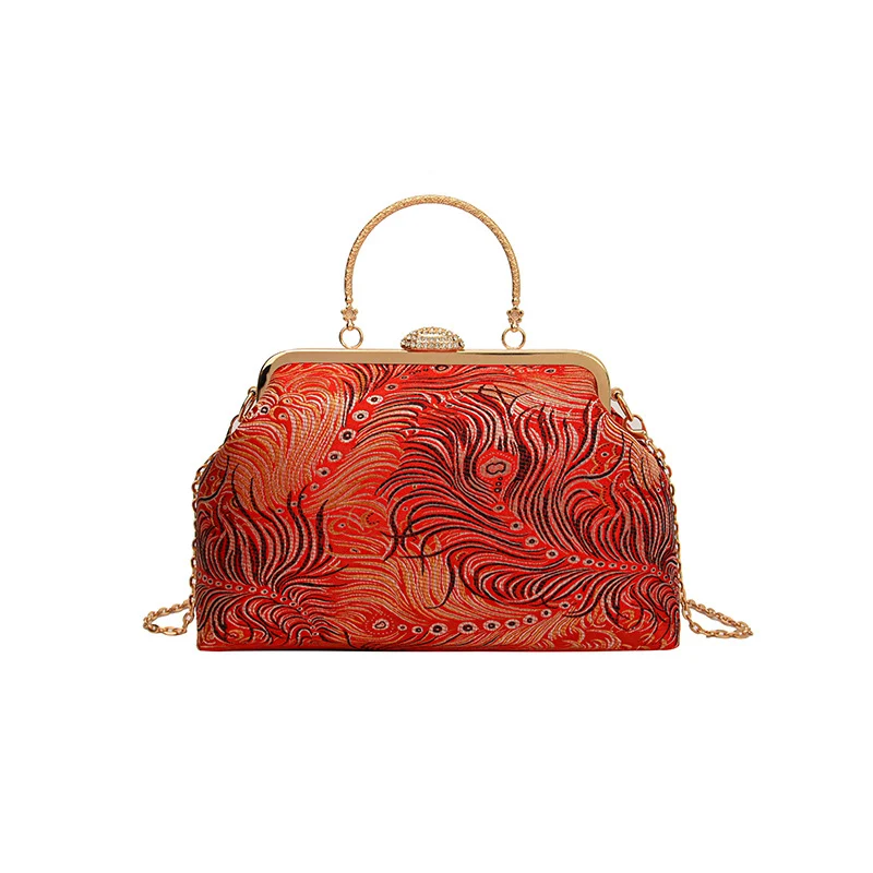 Elegante verzierte Abendhandtasche