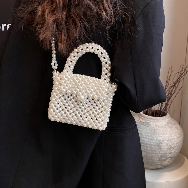 Elegante Perlen Abendhandtasche 1791041718