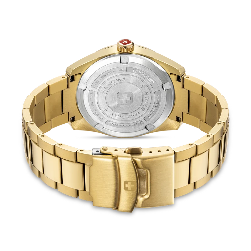 Swiss Military Hanowa Golden Beech SMWGH0006010 Herren • Saphirglas • Swiss Made Quarzwerk