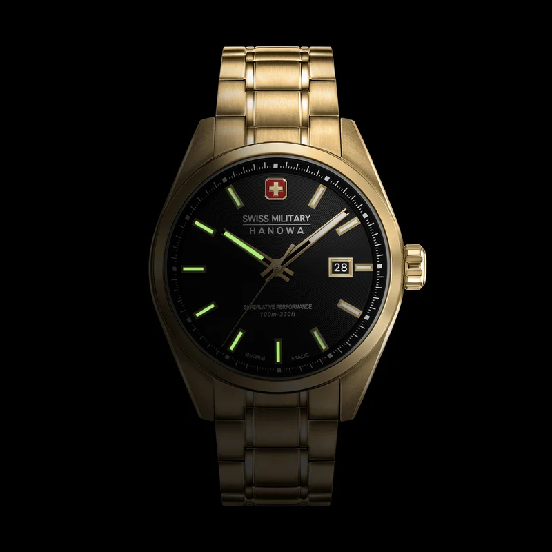 Swiss Military Hanowa Pioneer SMWGH0004110 Herren • Saphirglas • 10 ATM Wasserdicht