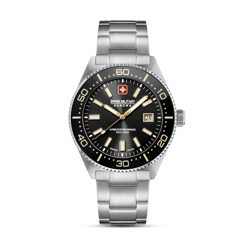 Swiss Military Hanowa Nomad SMWGH0004904 Herrenuhr Blau • Saphirglas mit AR-Beschichtung • 10 ATM Wasserdicht