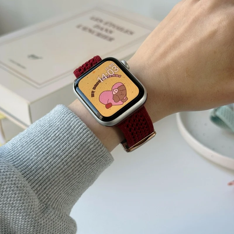 Stilvoll Apple Smartwatch Nylon Universell Armband