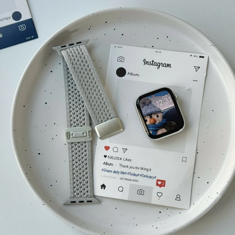 Stilvoll Apple Smartwatch Nylon Universell Armband