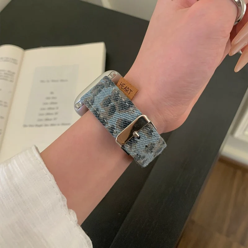 Mega Modisch Apple Smartwatch Echtes Leder Universell Armband