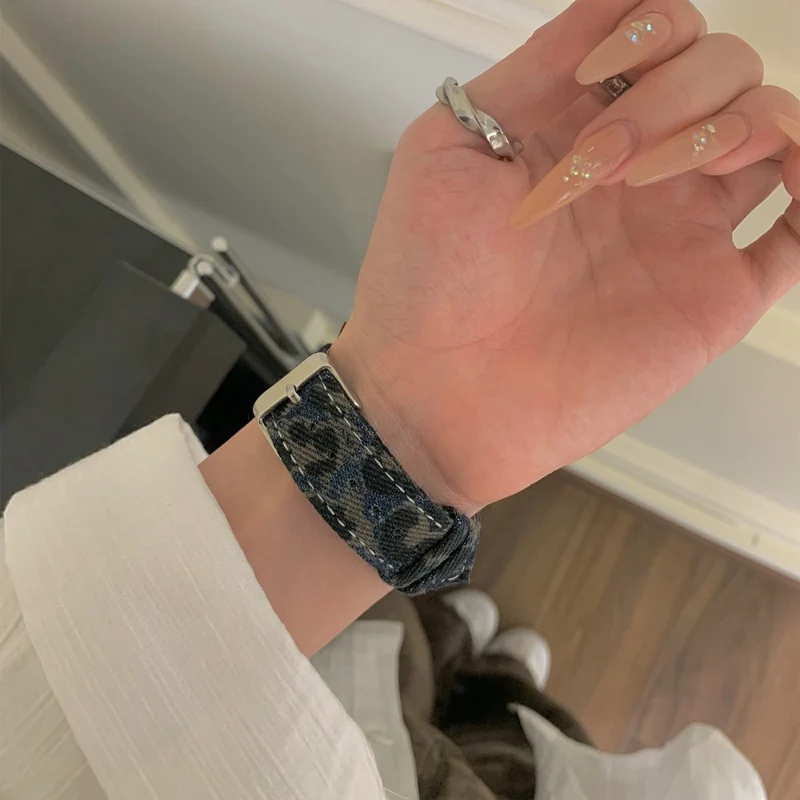 Mega Modisch Apple Smartwatch Echtes Leder Universell Armband
