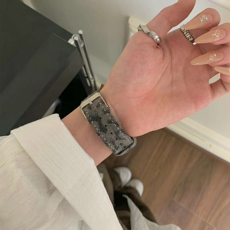 Stilvoll Apple Smartwatch Echtes Leder Universell Armband