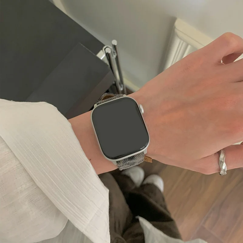 Stilvoll Apple Smartwatch Echtes Leder Universell Armband