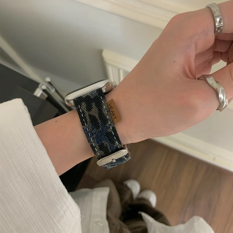 Stilvoll Apple Smartwatch Echtes Leder Universell Armband