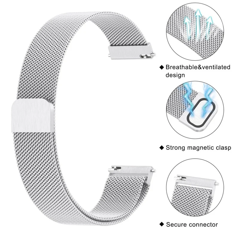 Stilvoll Nokia Steel HR / Withings Steel HR (36mm) Metall Universell Armband
