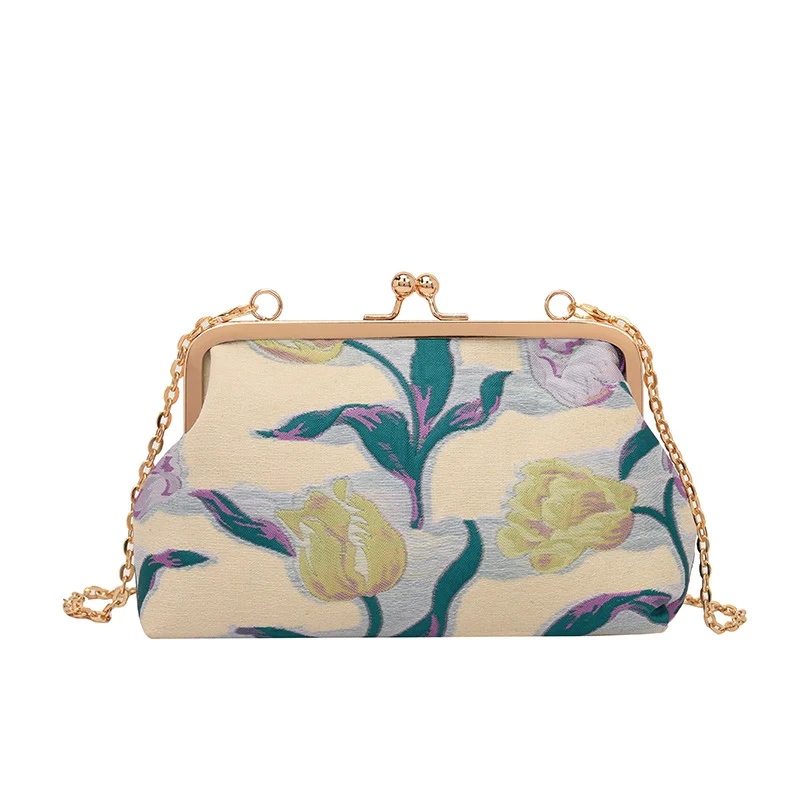 Dekorative Floral Clutch