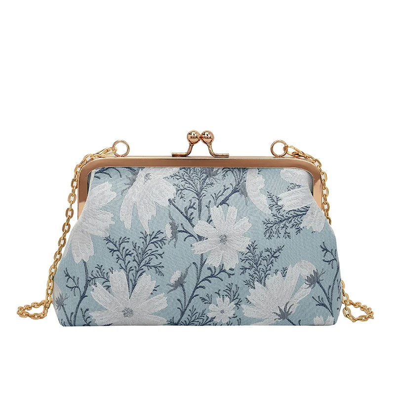 Dekorative Floral Clutch