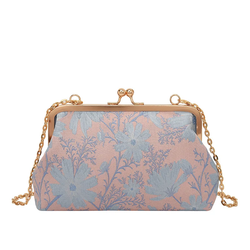 Dekorative Floral Clutch