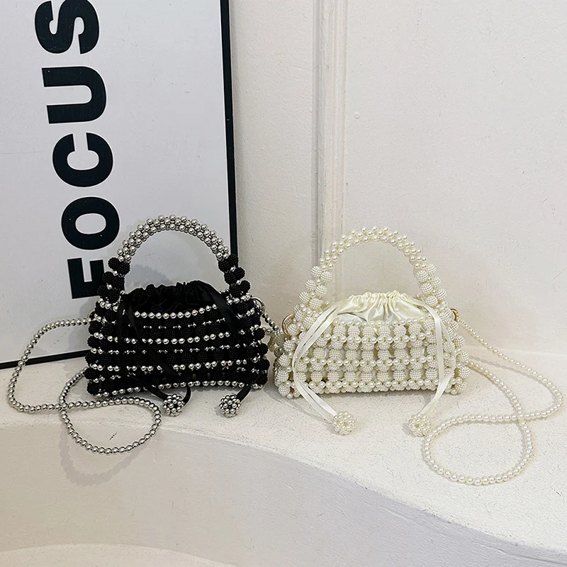 Dekorative Perlenhandtasche