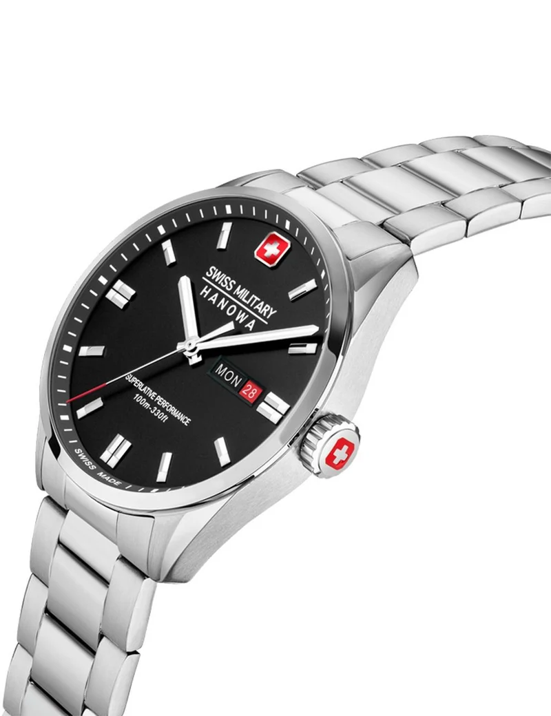 Swiss Military Hanowa Roadrunner Maxed SMWGH0001601 Herren • 10 ATM Wasserdicht • 43 mm Gehäuse