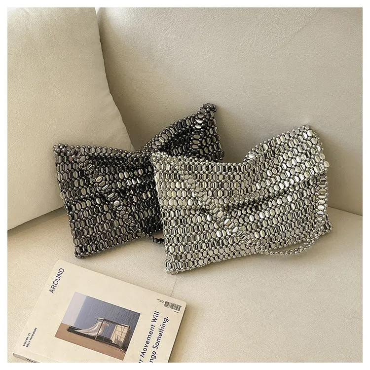 Metallnetz Abend Clutch