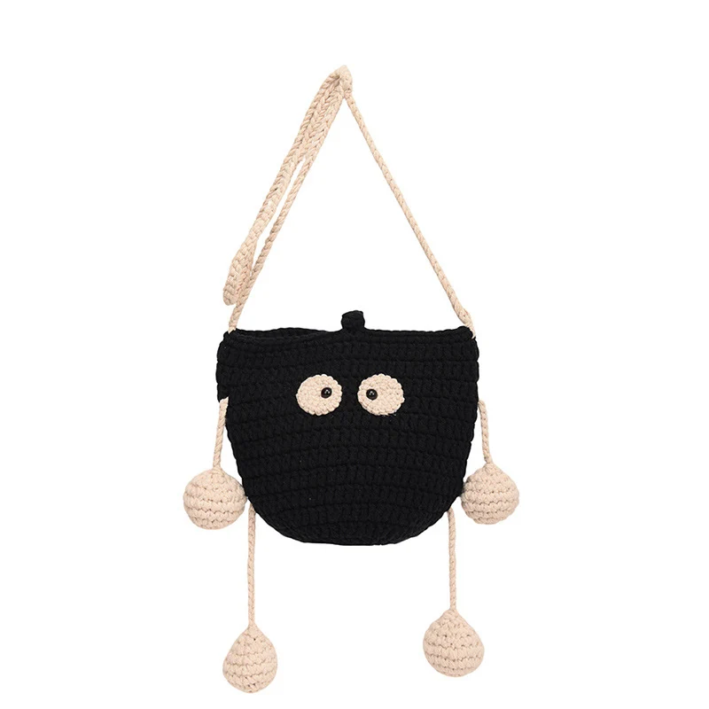 Hübsche Charakter Mini Häkelhandtasche