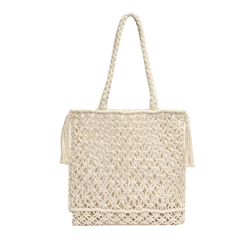 Handgefertigte Geflochtene Strandtasche