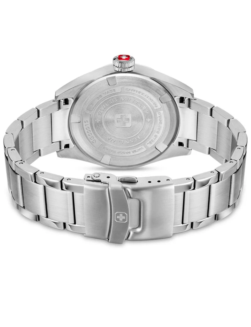 Swiss Military Hanowa Greyhound SMWGG0001504 Herren • Sportliche 42mm Edelstahluhr • 10 ATM Wasserdicht