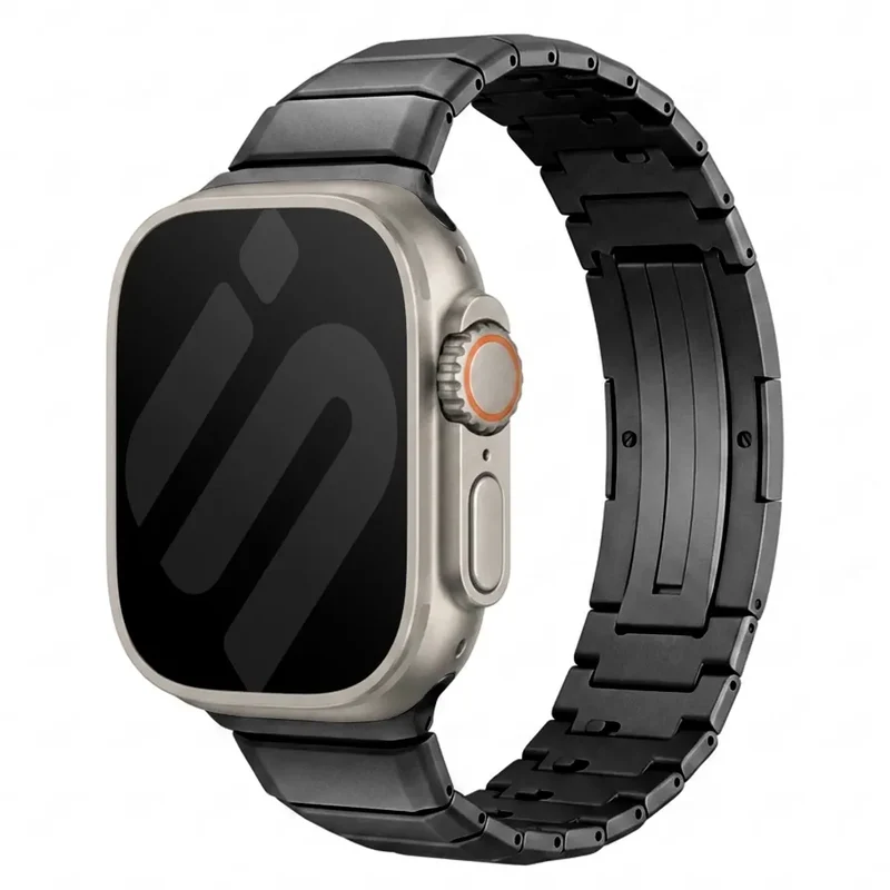 Apple Watch Ultra One Bead Titanarmband (Schwarz)