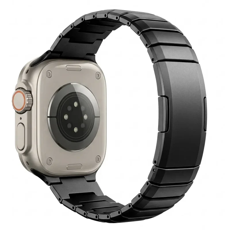 Apple Watch Ultra One Bead Titanarmband (Schwarz)