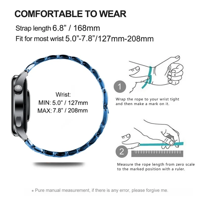 Absolut Bequem Nokia Steel HR / Withings Steel HR (36mm) Strass Universell Armband