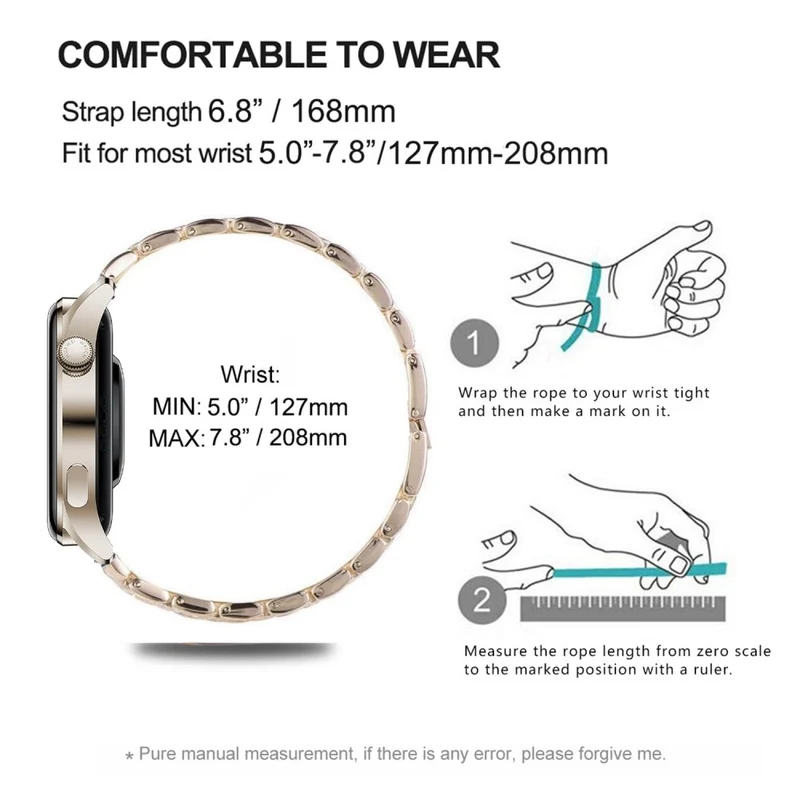 Absolut Bequem Nokia Steel HR / Withings Steel HR (36mm) Strass Universell Armband
