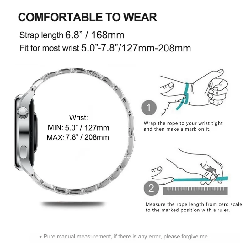Absolut Bequem Nokia Steel HR / Withings Steel HR (36mm) Strass Universell Armband