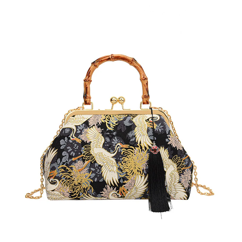 Elegante Vintage-inspirierte Handtasche