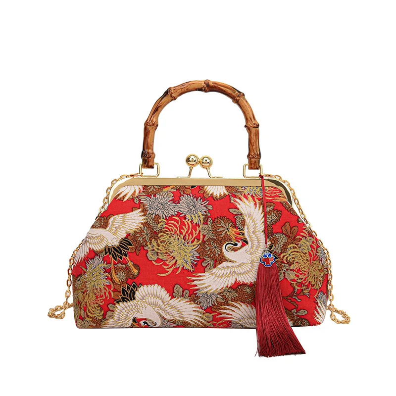 Elegante Vintage-inspirierte Handtasche