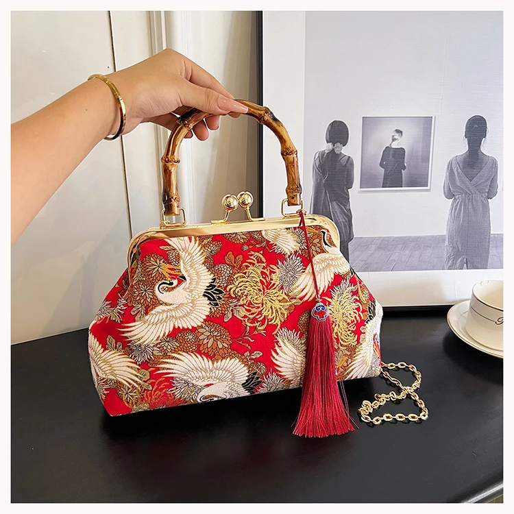 Elegante Vintage-inspirierte Handtasche
