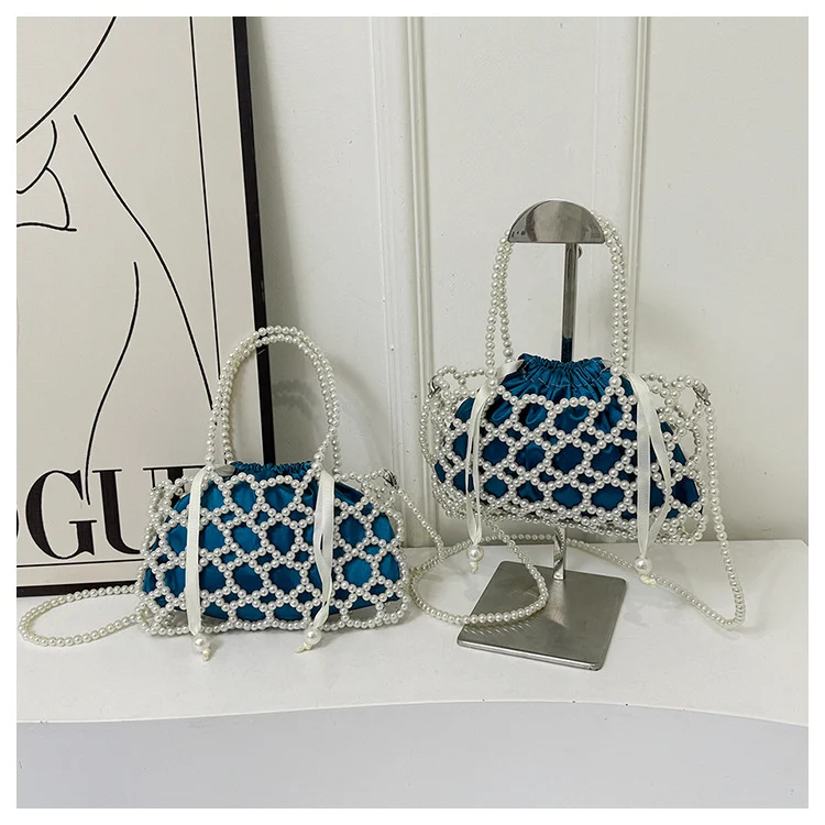 Elegante Perlen-Abendtasche