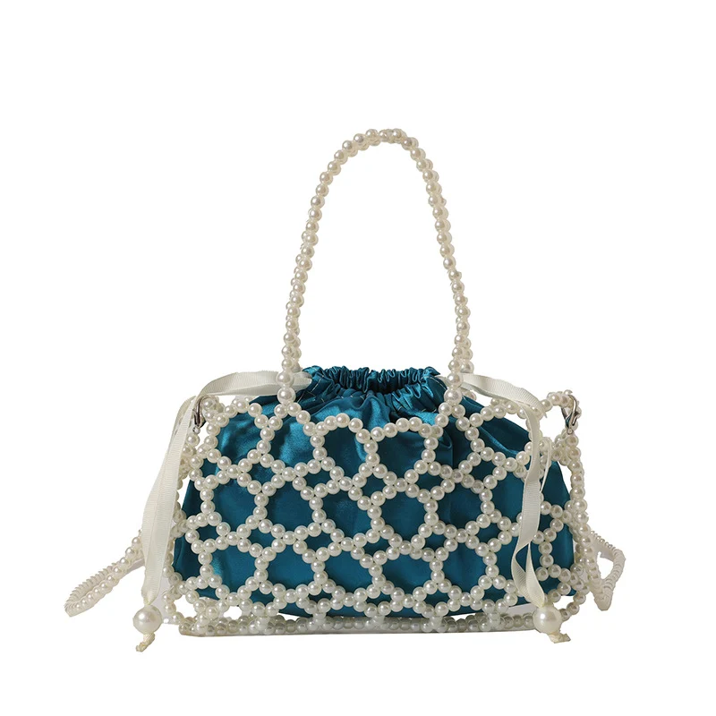Elegante Perlen-Abendtasche