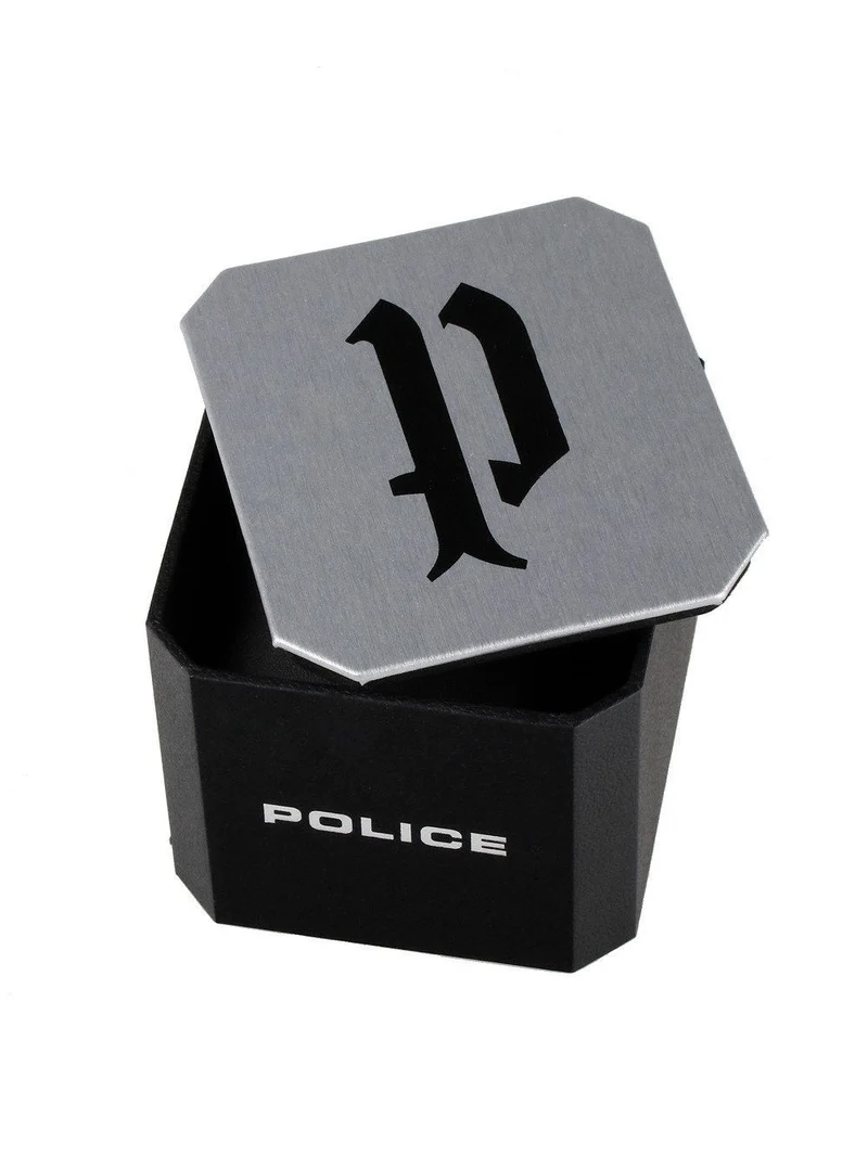 Police Rila PL16068BSR.32 Damenuhr Roségold • Mineralglas • Graues Lederarmband
